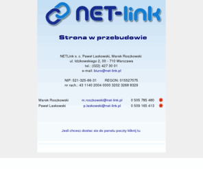 idzik.pl: NETLink S.C. Strona w przebudowie
