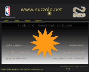 nuzzolo.net: IL SITO DEL GRUPPO NUZZOLO
Il Gruppo Nuzzolo leader nel settori pubblicitario e promozionale, pubblicità, comunicazione e oggetti. Angelo Nuzzolo angelo@nuzzolo.net