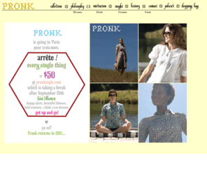 pronkstyle.com: Pronk
Unique clothing and exquisite fashion for women who are intelligent and deliberate about what they wear