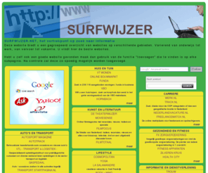 surfwijzer.net: surfwijzer.net
Surfwijzer: de start voor het vinden van informatie op het internet