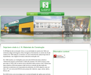 jnmateriaisdeconstrucao.com: J. N. Materiais de Construção
J.N. Materiais de Construção