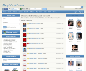 nayidosti.com: Welcome to the NayiDosti Network!
Social Network Default Meta Tag Description