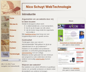 nicoschuyt.nl: Ontwerpen en bouwen van websites en databasetoepassingen
Webdesign. Gespecialiseerd in database-toepassingen en e-commerce