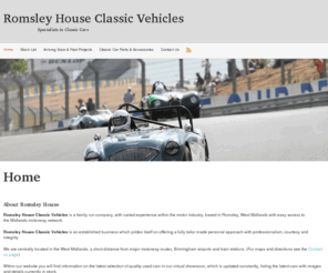 romsleyhouseclassicvehicles.co.uk: Romsley House Classic Vehicles | Specialists in Classic Cars
