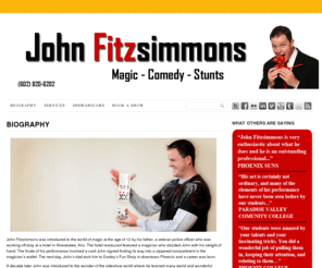 topsecretentertainment.com: FitzMagic | John Fitzsimmons - Magic, Comedy, and Stunts. Entertainment for Corprate Events, Colleges, and Comedy Clubs
