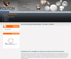 politoneventos.com: Póliton Eventos e Locação de Materiais em Curitiba e Região | Diferencie seus eventos com nossos produtos e serviços.
