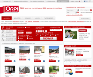 orpi-carcassonne-transagricarca.com: Immobilier, agences immobilières Orpi - Petites annonces immobilières
Annonces immobilières, agence immobiliere. ORPI, 1er réseau français d'agences immobilières propose ses annonces immobilières de location, vente, achat de maison, appartement, studio, garage, ... Système alerte mail pour vos annonces.