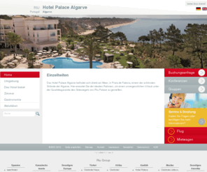 palace-algarve.com: Riu-Palace-Algarve: Home
Das Hotel Palace Algarve befindet sich direkt am Meer, in Praia de Falesia, einem der schnsten Strnde der Algarve. Hier erwartet Sie der idealen Rahmen.