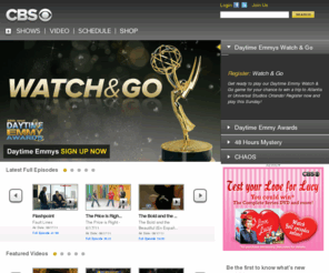 bestofcbs.com: CBS TV Network Primetime, Daytime, Late Night and Classic Television Shows
Watch CBS television online.  Find CBS primetime, daytime, late night, and classic tv episodes, videos, and information.