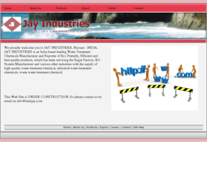 indujay.com: Welcome To Jay Industries, Navsari - INDIA
Water Treatment Chemical Manufacturer