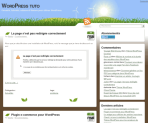 wordpress-tuto.fr: WordPress tuto : tout sur WordPress et plein de thèmes traduits en français
Conseils, trucs et astuces pour bien utiliser et référencer WordPress. Grand choix de thèmes traduits en français.