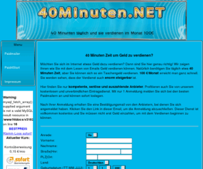 40minuten.net: Nur 40 Minuten täglich!

