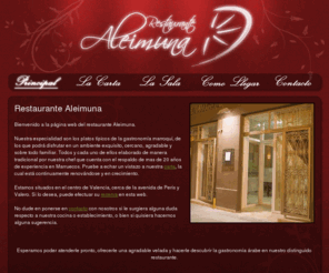 aleimuna.es: Aleimuna: Restaurante Marroquí
Aleimuna: Descubra la gastronomía árabe en este distinguido restaurante marroquí en Valencia.