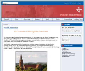 dom-brandenburg.de: http://www.dom-brandenburg.de/ - Domstift
Domstift Brandenburg