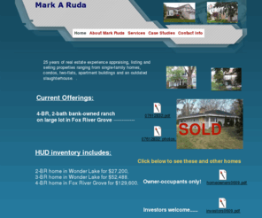 markaruda.com: Home
Experience appraising and selling real estate, consulting service to buyers and sellers