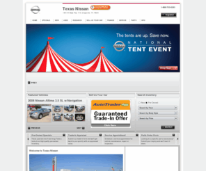 texasnissangrapevine.com: Dallas Nissan Dealer | New Car & Used Cars Dealership | Service Parts Dallas
Dallas & Fort Worth Nissan Dealer located in Grapevine | Large New & Used Inventory | Test Drive A Nissan Today & Receive Incentives, Rebates & Special Low Prices