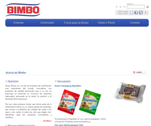 bimbo.com.ar: Bimbo Argentina
Sitio Web de Bimbo Argentina - Panificadora