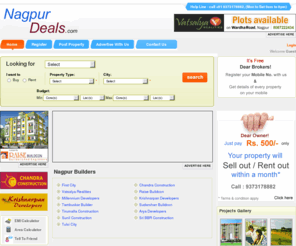 nagpurdeals.com: Nagpurdeals.com - Nagpur property - Nagpur properties - Real estate in Nagpur - Nagpur builders, Nagpur brokers
 Buy, Sell or Rent Nagpur properties i.e. flats, bunglows, lands in Nagpur