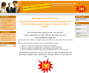 nofrillsskills.com: Great learning without the frills -
Fantastic training without the frills for £99!