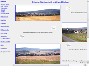 wetter-ober-moerlen.de: Private Wetterstation Ober-Mörlen
Das Wetter in Ober-Mörlen mit Wetterkamera und Satellitenbildern