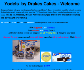 drakesyodels.com: Drakes yodels store Order Drakes Cakes yodels online We ship same day.
DRAKES yodels Store buy DRAKES yodels products or order drakes cakes yodels where they are not available.