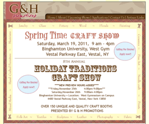 gandhpromotions.com: G & H  Promotions Pennsylvania's Premiere Arts and Craft's Show
