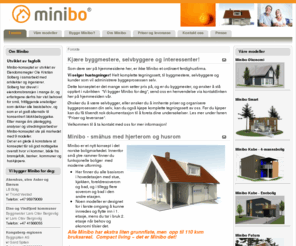 minibo.no: Minibo - småhus med hjerterom og husrom
Minibo er et helt nytt konsept i det norske boligmarkedet. Innenfor små ytre rammer finner du funksjonelle bolige med moderne utforming.