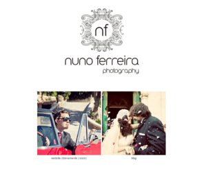 nunoferreira.net: Nuno Ferreira - Fotógrafo de Casamento - Fotografia de Casamentos - Fotoreportagem
A fotografia de casamento de Nuno Ferreira é registada de forma natural e descontraída sem a necessidade de poses. Tudo isto juntamente com uma boa dose de emoção torna-se o o cenário perfeito para um fotógrafo se deixar envolver.