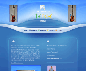 tepoe.com: The Tepoe Guitar
 This Newly Patented Invention utilizes the technology of a computer to assist the guitar player in learning, recording, and performing.  Child of a laptop and Guitar