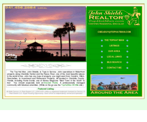 tophatman.com: Real Estate Emerald Pointe and in Punta Gorda Florida from the Top Hat Man
The Top Hat Man, John Shields, is a Certified Residential Specialist and specializes in Waterfront property along Charlotte Harbor and the Peace River, one of the most beautiful places in the world to live. I have any type of property you might want from Condo's, Villa's, Ranchettes, to Investment and Retirement Property. All located in Charlotte County, Florida, including Punta Gorda!