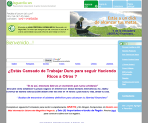 laguardia.ws: negocios rentables,trabajar en internet,empleo por internet,en casa para trabajar, en trabajar desde casa, mejores negocios= www.laguardia.ws
Con este metodo y su esfuerzo y persistencia, Usted podra trabajar en internet y ganar mucho dinero mediante su empleo por internet de forma casi automatica, es uno de los mejores negocios rentables por internet para trabajar desde casa