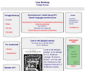 lisebostrup.dk: Lise Bostrup
Hjemmeside for studerende ved Lise Bostrup.