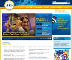 spellingbee.com: Welcome | Scripps National Spelling Bee
This is where the page description goes