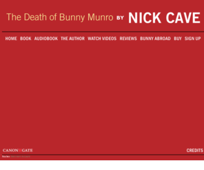 thedeathofbunnymunro.com: The Death of Bunny Munro | Nick Cave
description