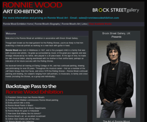 ronniewoodexhibition.com: Ronnie Wood Art Exhibition
The Ronnie Wood Exhibition - Art and Anecdotes from the Rolling Stone - 