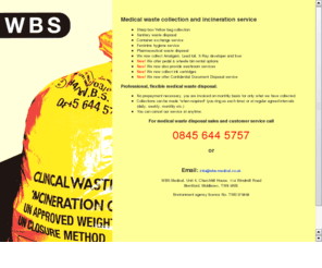 wbs-medical.co.uk: Medical waste disposal
wbs-medical provides medical waste collection and medical waste disposal.