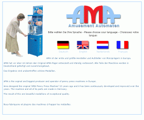 ama-ag.de: AMA Penny Press Machines Münzpräger
