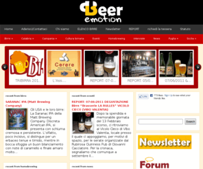 beeremotion.com: Beer Emotion Homebrewers Calabresi Associati
Sito dell'associazione culturale, all'interno recensioni sulle birre, homebrewing, cultura birraria, eventi, guide, interviste.