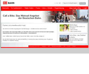 call-a-bike.com: Call a Bike: Startseite
