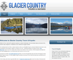 glacierkayaks.com: Glacier Kayaks, Franz Josef Glacier, Fox Glacier, New Zealand
Guided Kayaking tours on Lake Mapourika. A lake at the coastal of the Franz Josef Glacier valley a unique experience where you will paddle through a protected habitat with panoramic views of the glaciers and southern alps