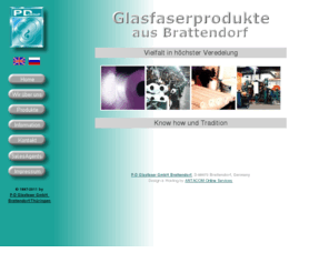 pd-glasfaser.com: P-D Glasfaser GmbH Brattendorf/Thringen
P-D Glasfaser GmbH Brattendorf, Deutschland/Germany - Ihr Partner fr Glasdekogewebe, Textilglasgewebe, Glasgittergewebe und Glasstapelfaser-Vorgarne.