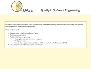 qualityswengineering.com: Quase Corporation: Quality Software Engineering
