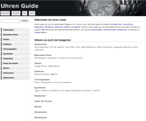 uhren-guide.com: Uhren Guide - Damenuhren, Herrenuhren, Kinderuhren, Wanduhren

					Startseite
			