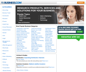 business.com: Business.com - The Business Search Engine® and Business Directory for Business Information
The leading business search engine and business directory designed to help its users find the companies, products, services, and information they need to make the right business decisions.