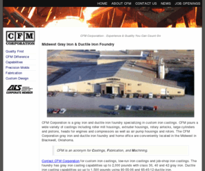 cfmcastings.com: CFM Corporation - Iron Castings, Fabrication, and Machining
CFM Corporation - Iron Castings, Fabrication, and Machining