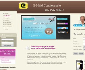 conciergerieprivee.com: Conciergerie privée E-Maid : service de conciergerie pour particuliers
E-Maid Conciergerie privée : votre partenaire au quotidien. Offres de conciergerie privée avec ou sans engagement