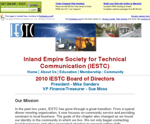 iestc.org: Society for Technical Communication (IESTC) - Inland Empire Chapter
