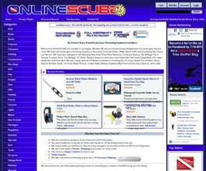 onlinescuba.com: Scuba equipment, scuba gear, scuba diving supply, dive gear, snorkel equipment, and discount scuba diving equipment at OnlineScuba.com!
Buy scuba gear, scuba equipment, Scuba diving and snorkel gear with full scuba equipment manufacturer warranty on everything we sell at Online Scuba.