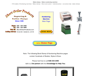 bate-stamp-numbering-machine.com: Bates stamp numbering machine
Bates stamp - Bates numbering machine - 100 models of Numbering machines - Bates stamps - Stock and custom - Industrial prices - Live phone help - bates stamps