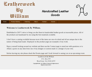 leatherworkbywilliam.com: Handcrafted Leather Goods
Handcrafted leather goods for the discriminating reenactor, Ren Faire enthusiast, LARPer or anyone looking for unique leather accessories.